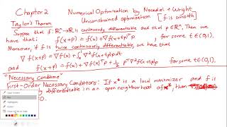 Optimization Chapter 2 Part 2