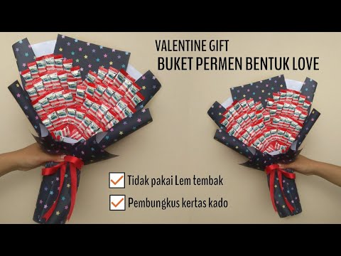 Video: Cara Menghias Permen Untuk Hari Valentine