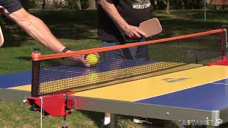 Inventor creates pickleball and table tennis hybrid dubbed Play PicklePong