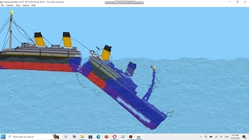 Floating Sandbox 1.3.0 (Sinking Old Titanic Ship)