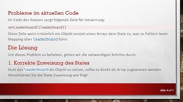 JSON-Array-Mapping in ReactJS: Fehlerbehebung und Best Practices