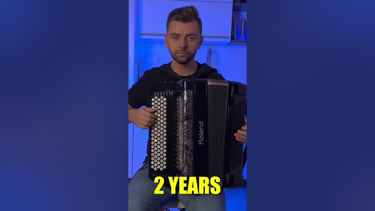 1 Day vs 10 Years Playing Accordion 🪗