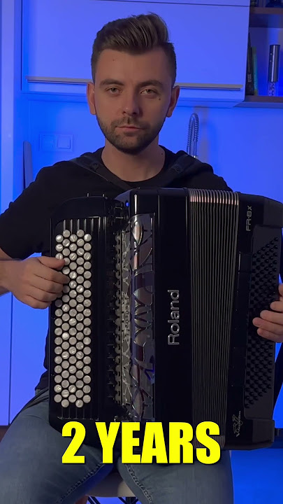 1 Day vs 10 Years Playing Accordion 🪗
