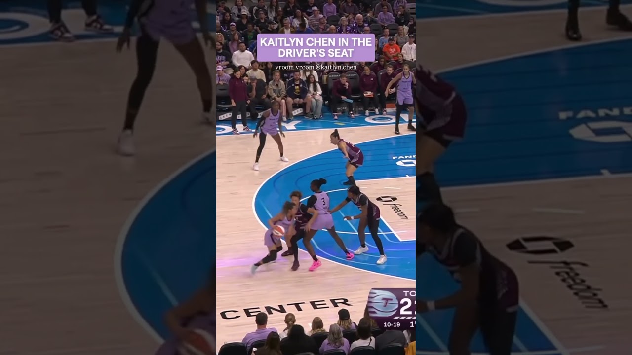 Kaitlyn Chen is Unstoppable 🔥😤 #goldenstatevalkyries #shorts #wnba