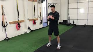 Medicine Ball Hip Hinges