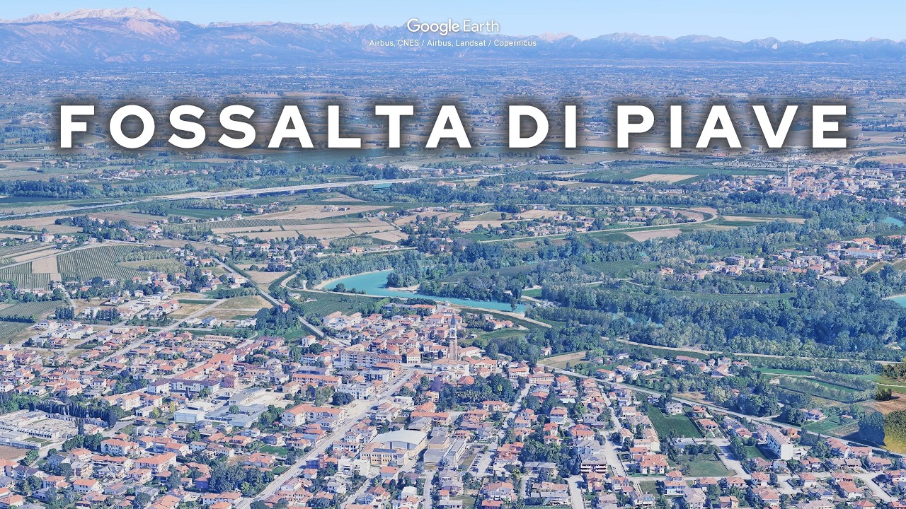 Fossalta di Piave dall'alto | Venezia Veneto su Google Earth