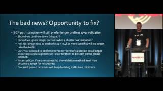 BGP best path selection modifications: Various validation systems, how they work and how they sho