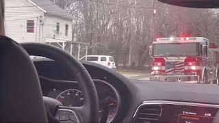 Center Moriches Fire Department Fire Truck responding