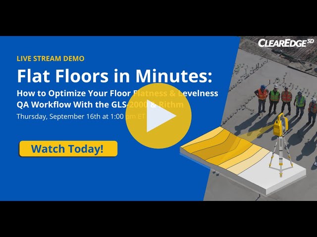 Flat Floors In Minutes How To Optimize Your Floor Flatness Levelness Qa Workflow You