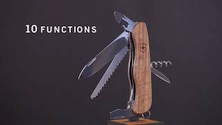 Vidéo: Couteau de poche Victorinox Forester Wood