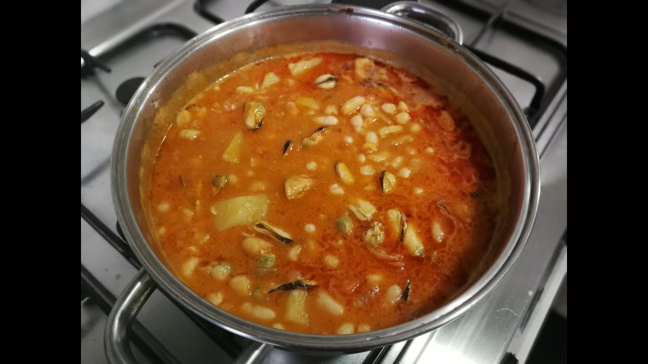 Judías blancas con mejillones en escabeche de Ramona Rascón