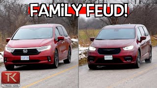 2023 Honda Odyssey vs Chrysler Pacifica PlugIn Hybrid  Which Minivan is Best for Your Family?