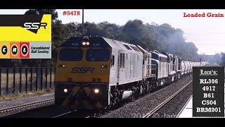 RL306, 4917, B61, C504, BRM001 | Boggabri to Carrington | July 2017