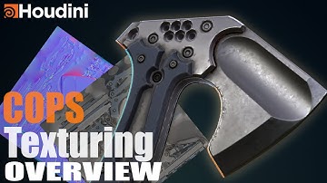 Axe Texturing:  Short Overview COPs Texturing Houdini
