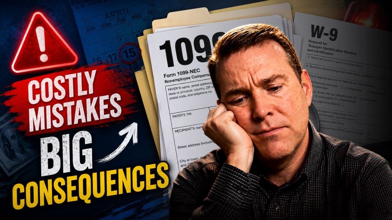 Am I Filing My 1099s Correctly? W-9 Mistakes That Trigger IRS Notices