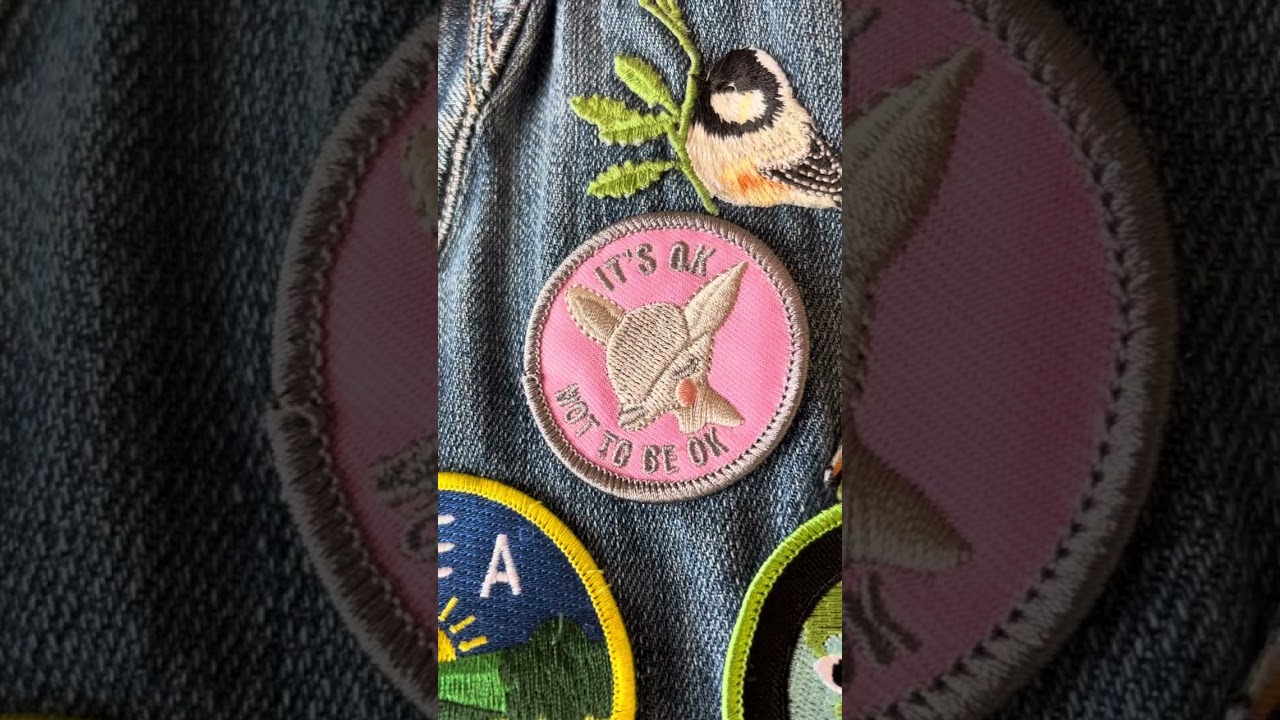 Therapy Jacket, patch work, My Story