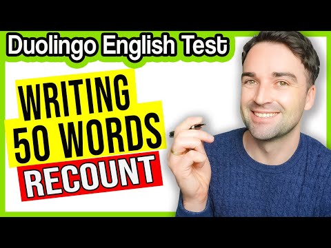 Duolingo English Test Writing 50 Words Lesson 2: Writing a Recount