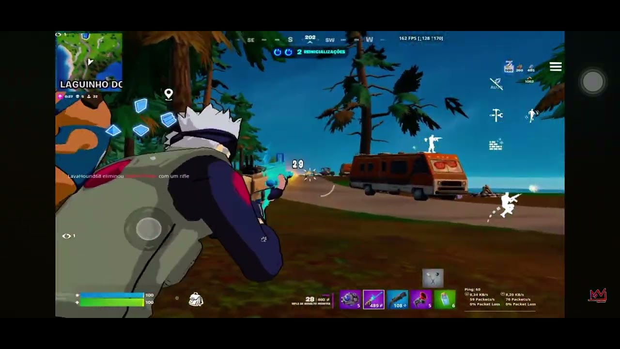 Og no reload a 165fps no Fortnite mobile!!