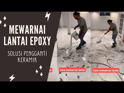 Video: Pewarna untuk beton dan ubin