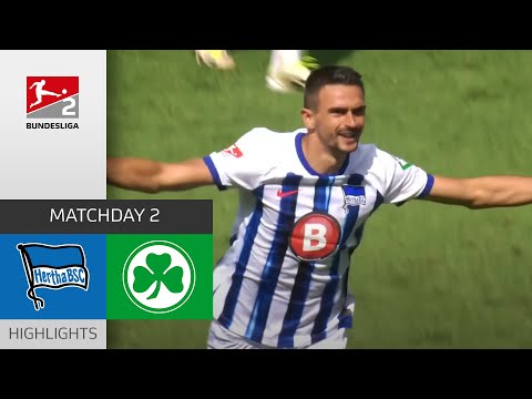 Hertha Berlin Greuther Furth Goals And Highlights