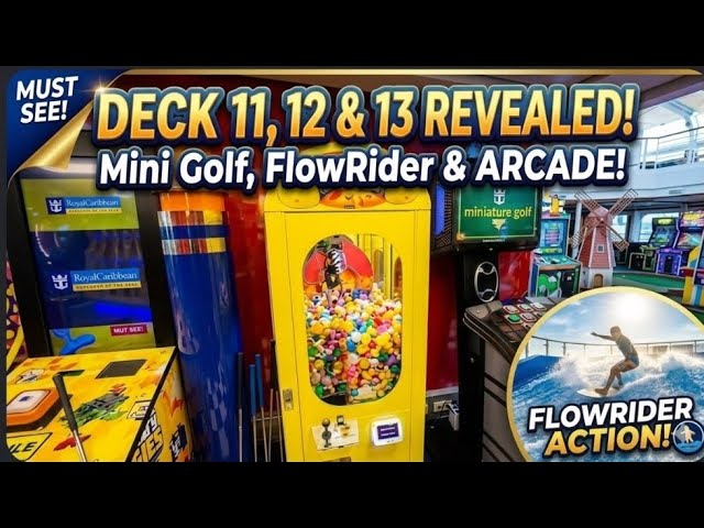 Checking Out Deck 11,  Deck 12, and Deck 13 Onboard Royal Caribbean's Explorer Of The Seas