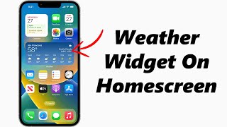 How To Add Weather Widget On Home Screen On iPhone screenshot 3