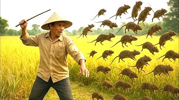 giúp người dân bắt đi hàng nghìn con chuột phá lúa | bắt xuyên ngày đêm không hết 