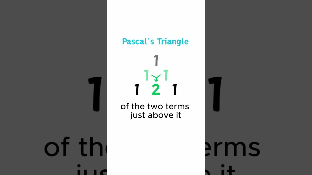 Making Pascal's Triangle 😮
