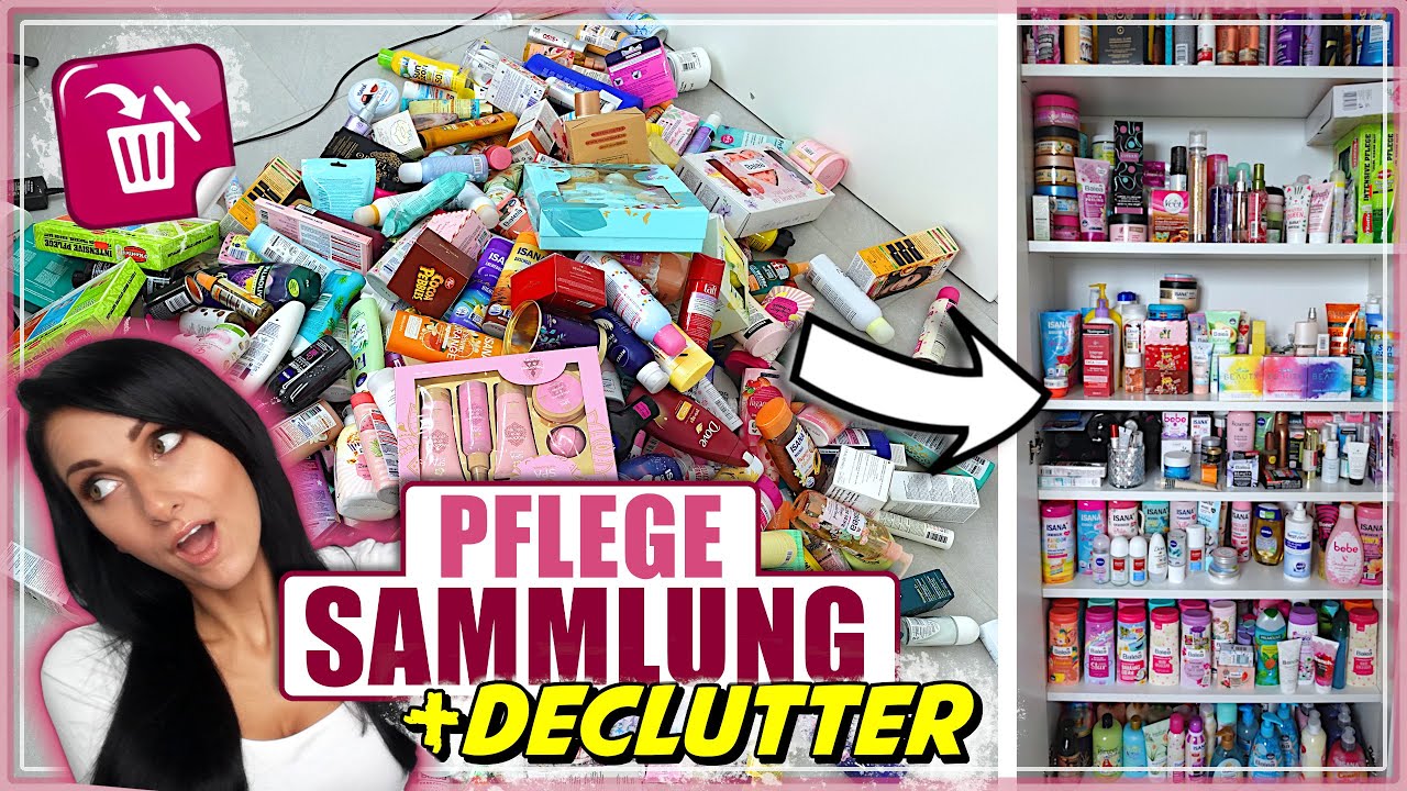 ❌ XXXL Skincare DECLUTTER ❌ Meine PFLEGESAMMLUNG | Trockene Haut | BACK UPS | Frühlingsrolina