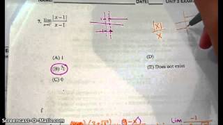 Unit 2 Test Corrections (Part IA #6-8)