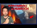 STROMBOLI SPUCKT LAVA! Alarmstufe Rot ausgerufen! Alles zur aktuellen Lage! 🔴LIVE