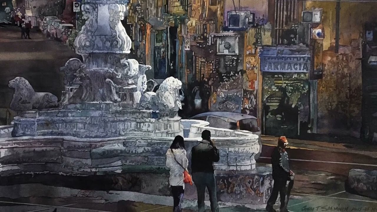 Акварели Джона Салминена (John Salminen)