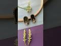 Wait for the end! 😱 DIY Fabric EarringsDIY  Earrings in 5 Minutes! ✨@radhekrishnahandmadecraft
