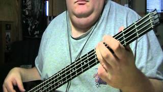 Video thumbnail of "Talking Heads Psycho Killer Bass Cover"