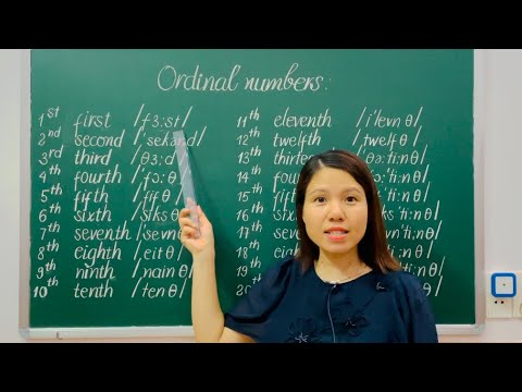 Video Số Thứ Tự ( từ 1st đến 30th ) trong tiếng Anh -... - youtube