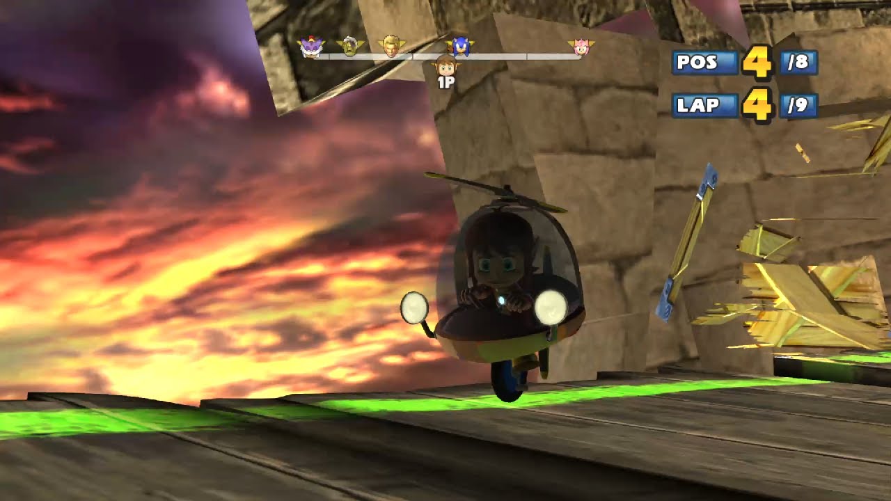 ALEX KIDD Deadly Route 9 Laps Expert (Request) Sonic & Sega All-Stars Racing