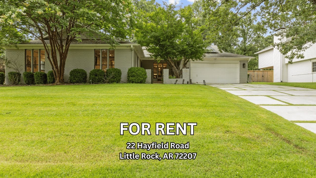 FOR RENT: 22 Hayfield RoadLittle Rock, AR 72207