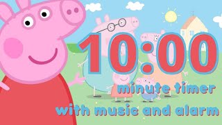 10 min Peppa Pig Countdown Timer with Music and Alarm screenshot 4
