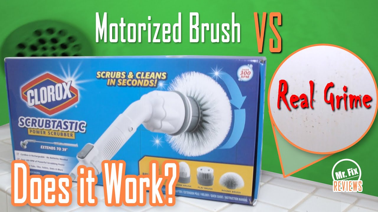 Clorox Scrubtastic Review Mr Fix Reviews doesitwork cloroxbrush 