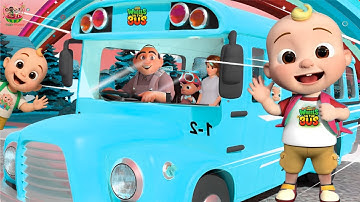 [ 2 MINUTE LOOP ] 🚍 Wheels on the Bus Sound Variations Remix 🎶 || Several Version | of Giggle Rhymes