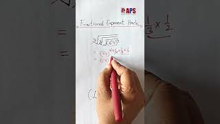 Math doesn't have to scary. 👻 Master fractional exponents in seconds! 🔢✨Save for your next exam! 💾