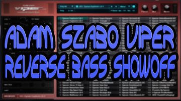 FL Studio Hardstyle Reverse Bass With Adam Szabo Viper
