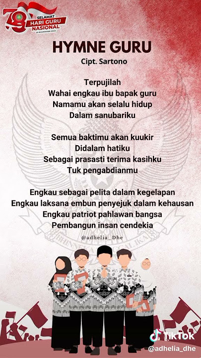 lagu Hymne Guru #lagunasional