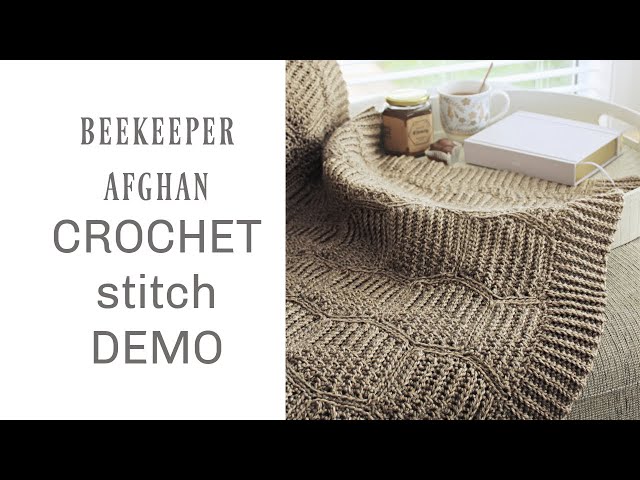 Beekeeper Afghan Stitch Demo