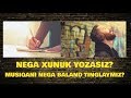 NEGA XUNUK YOZASIZ? NEGA MUSIQANI  BALAND ESHITAMIZ? PSIXOLOGIK MASLAHATLAR