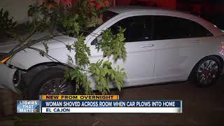 Car with teens inside crashes into El Cajon home