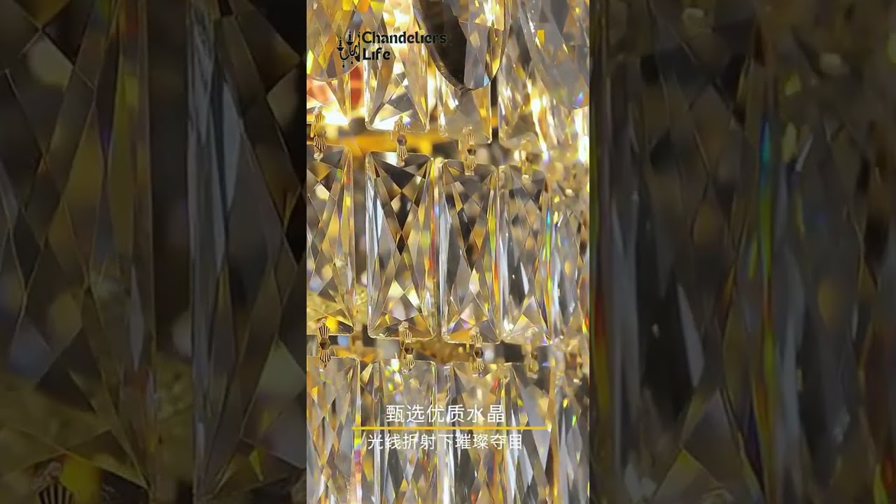 Luxury High Ceiling Long Chandelier