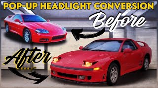 Converting Projector headlights to Pop Up Headlights.