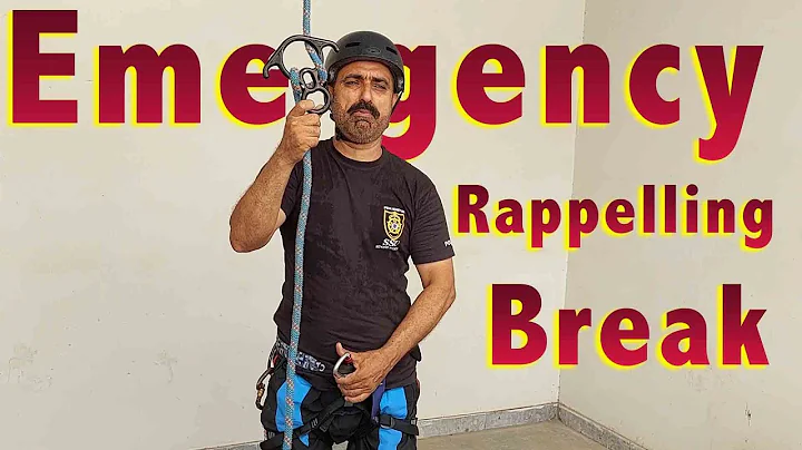 How to do | Emergency Break knots | in Rappelling ...