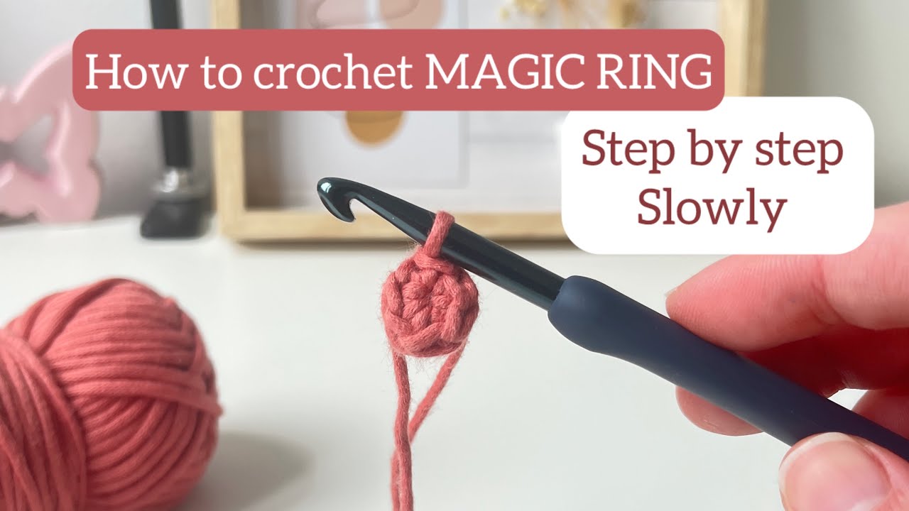 Magic ring for beginners! Step by step. Slowly - YouTube